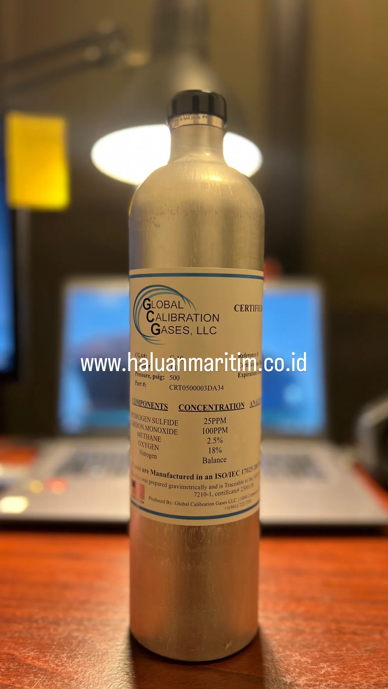 SPAN GAS GLOBAL CALIBRATION GASES LLC GAS MIX