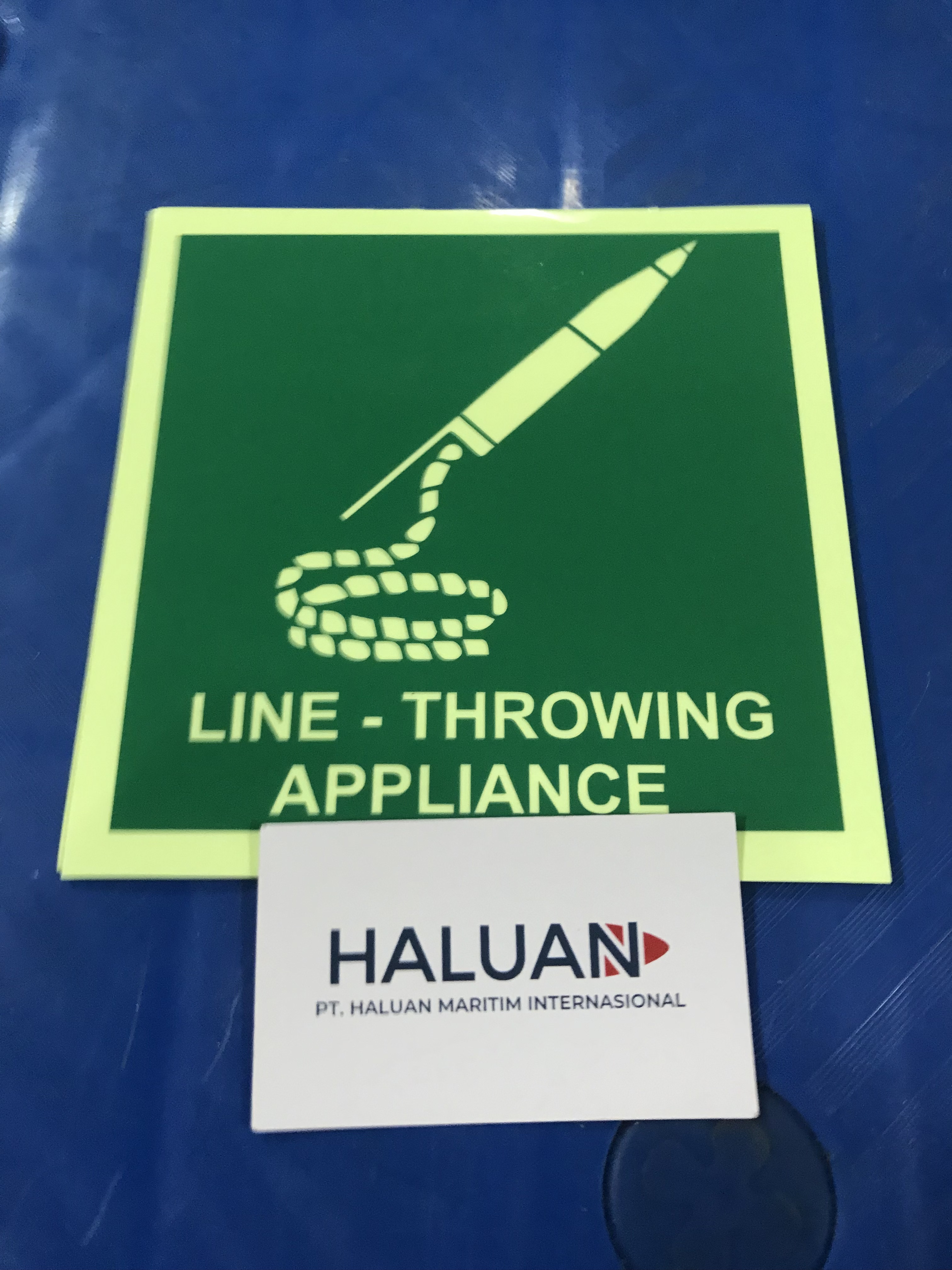 IMPA 334118 - IMO SYMBOL LINE THROWING APPLIACE