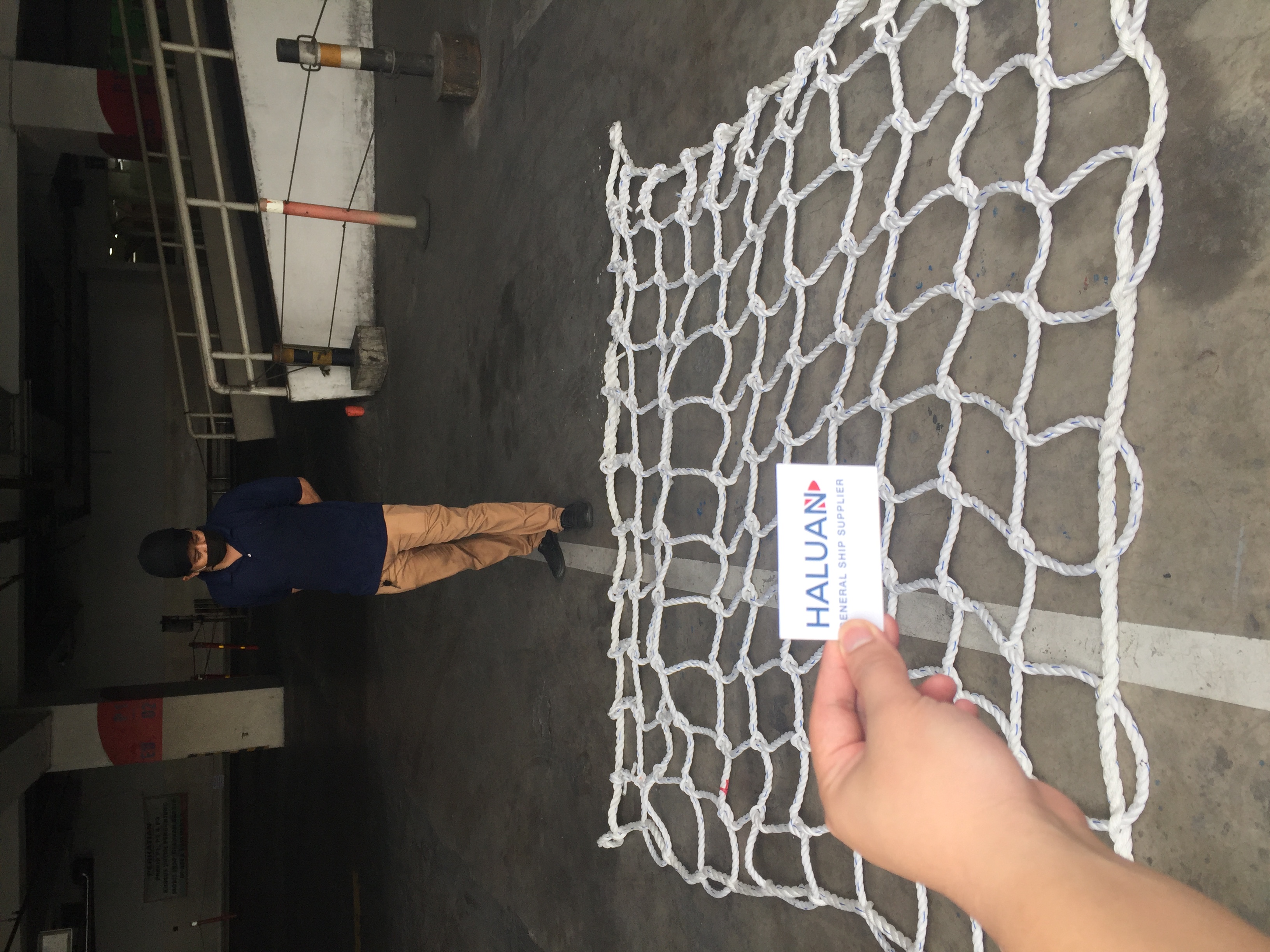 IMPA 232151 - POLYPROPYLENE ROPE CARGO NET SLINGS 2.5X2.5MTR